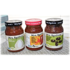 Mrs. Renfro Salsa - Ghost Pepper | Black Bean | Garlic